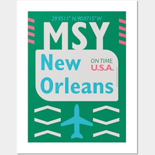 MSY New Orleans aviation style 27092021 Posters and Art